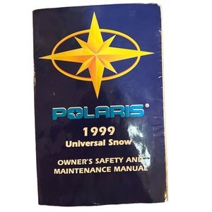 Polaris | 1999 UNIVERSAL SNOW OWNERS MANUAL